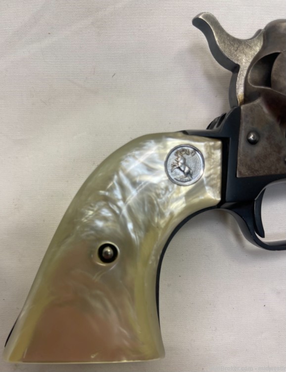 Colt Peacemaker Buntline 22LR Revolver Pre-Owned Earp Pearl -img-3