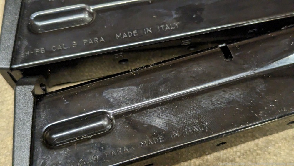 Beretta 92 FS 15 round factory magazines, Gloss Italian , set of 3 -img-2