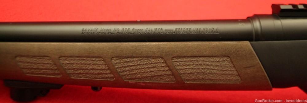 Savage Arms 110 WOOX .375 Ruger caliber 20"-barrel bolt action rifle.-img-14