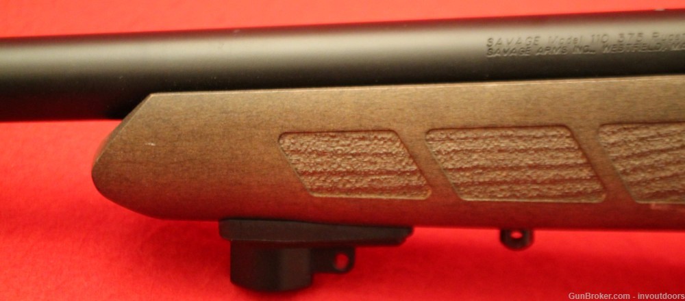 Savage Arms 110 WOOX .375 Ruger caliber 20"-barrel bolt action rifle.-img-13