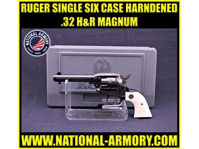 2001 RUGER SINGLE SIX NEW MODEL 32 H&R MAGNUM 5" BBL COLOR CASE HARDENED   