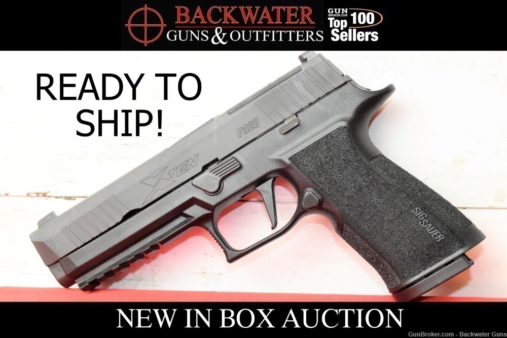 NEW SIG P320 XTEN 10MM NEW RELEASE IN STOCK  NO RESERVE! FREE SHIPPING!-img-0
