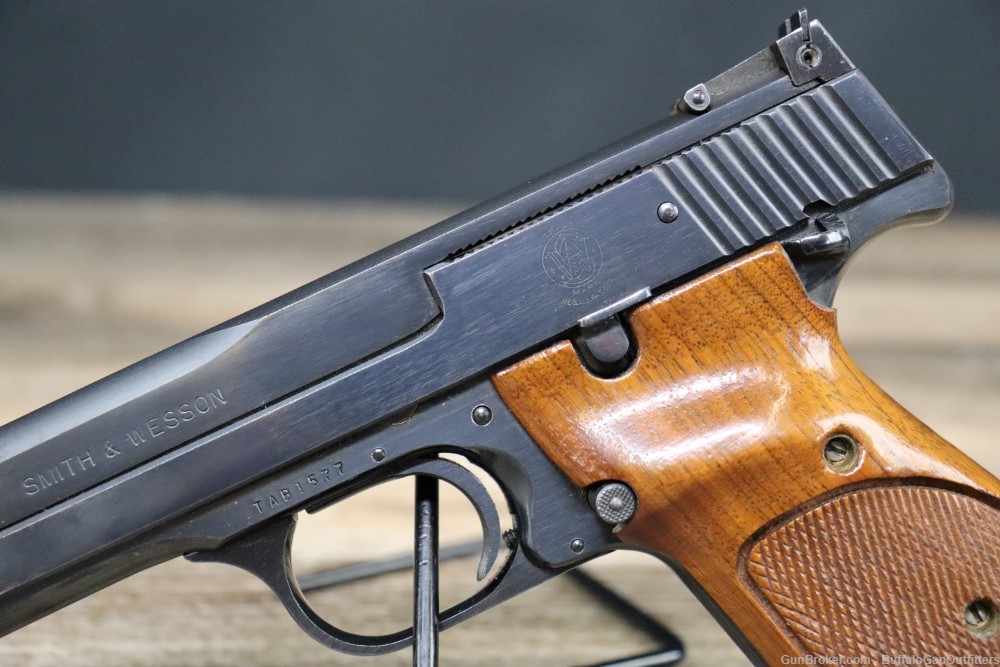 Smith & Wesson 41 .22 LR Semi Auto Pistol w/ 2 Mags-img-6