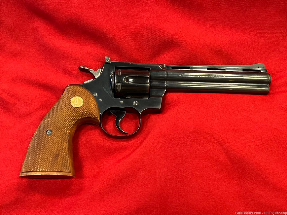 Colt Python .357 Magnum 6" Barrel, 1st Gen, "1958" 4 Digit SN +ARVO Holster-img-0