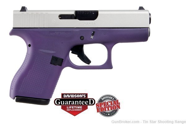 Glock G42 380ACP Purple Cerakote NIB FREE SHIP-img-1