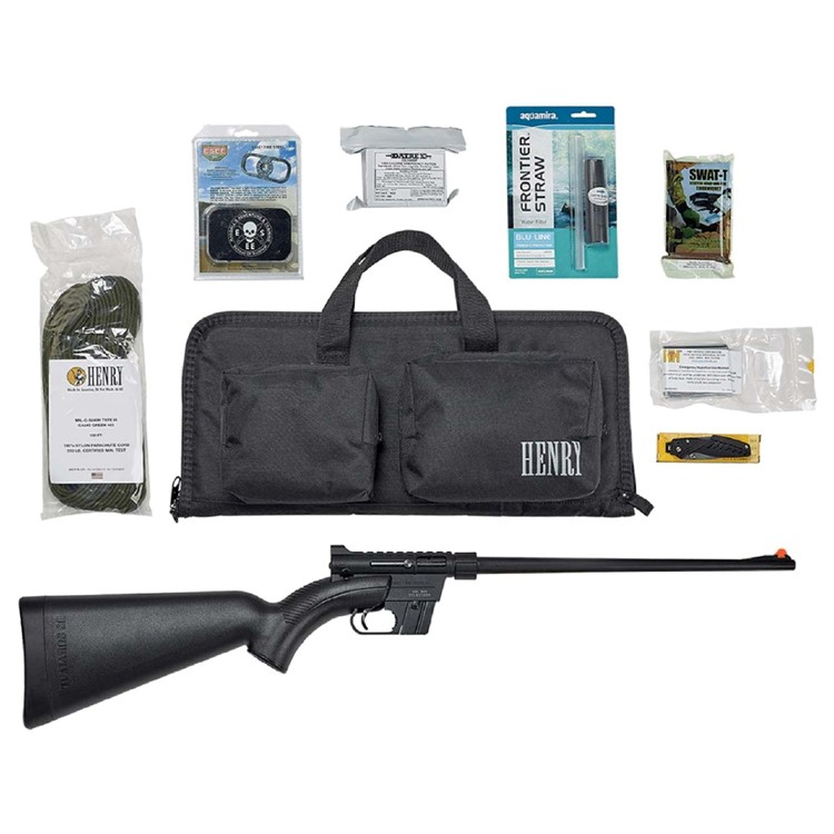 Henry U.S. Survival Pack AR-7 22 LR Rifle 16.125 8+1 Black-img-0