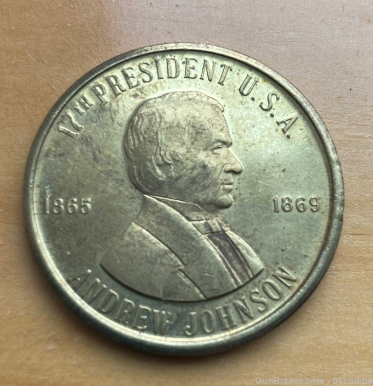 US President Coin Token Andrew Johnson1” -img-0