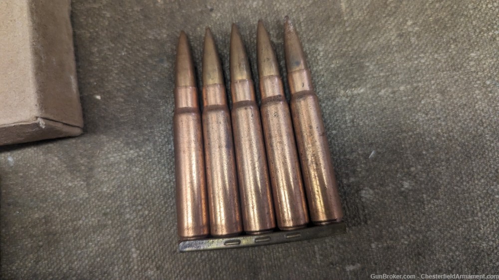 7.92x57mm/8mm Mauser ammo FMJ *Lot of 45 rounds*-img-2
