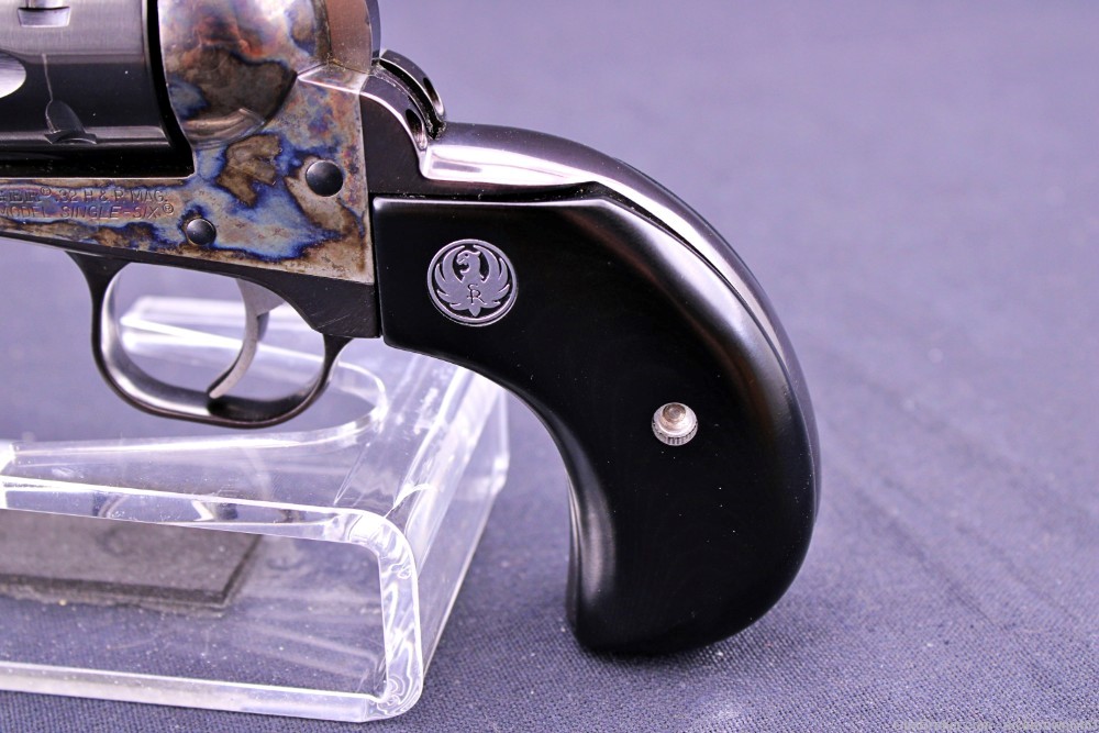 2002 RUGER SINGLE SIX 32 H&R MAG 4.62" CASE HARDENED BIRDS HEAD GRIP & CASE-img-10