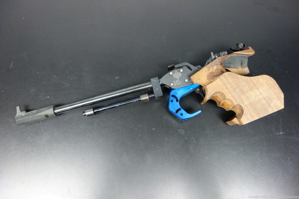 CESARE MORINI MATCH GUN .22LR 12" SINGLE SHOT PISTOL-img-1