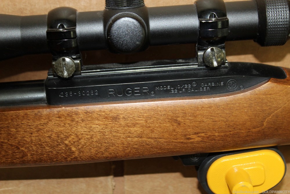 Ruger 10/22 Carbine .22 LR 18.5” Semi Auto Rifle & Scope -img-17