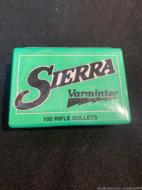 100 Sierra Varminter 6.5MM 100 Grain HP Bullets-img-1
