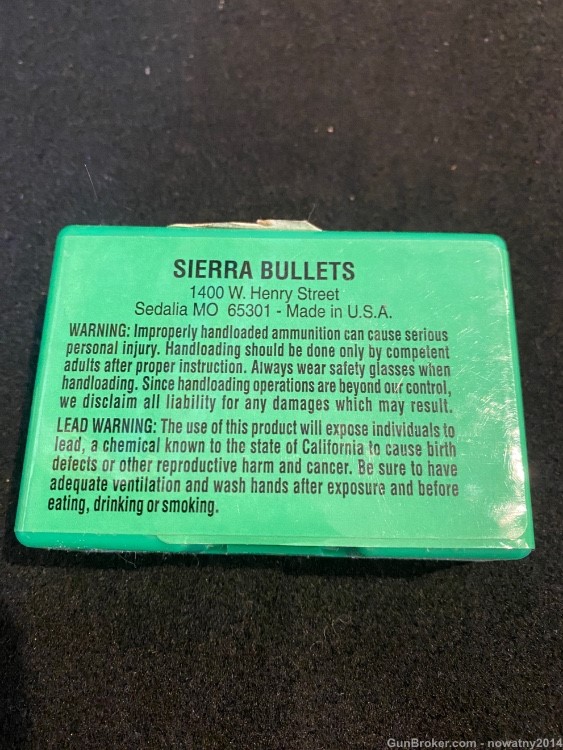 100 Sierra Varminter 6.5MM 100 Grain HP Bullets-img-2