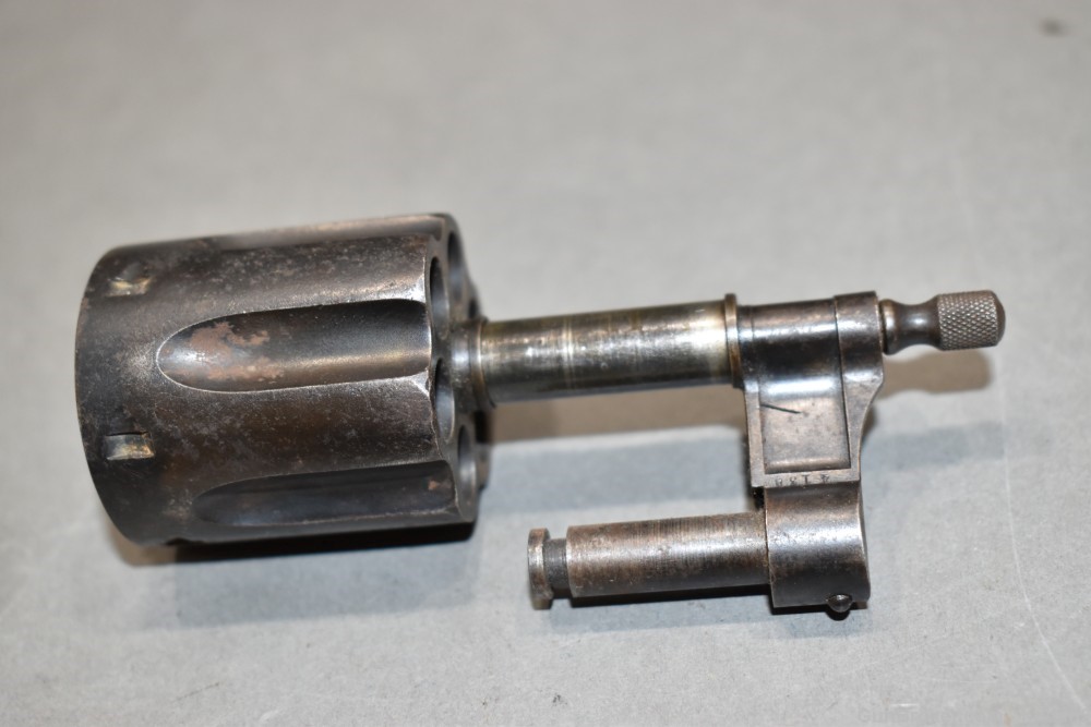 Smith & Wesson? 38 Long Colt Revolver Cylinder W Crane Ejector 38 HE? READ-img-4
