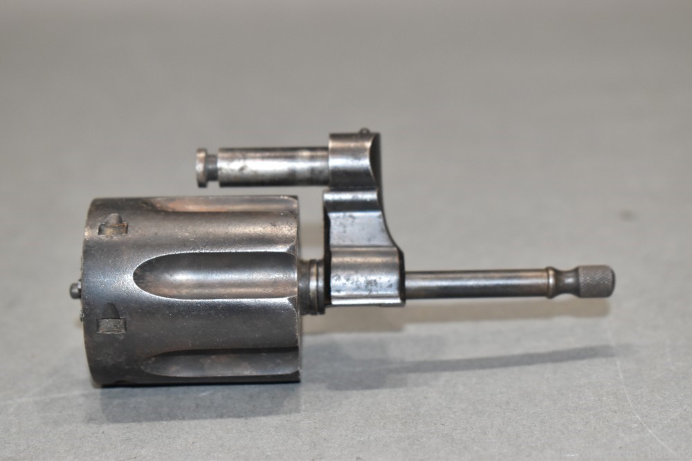 Smith & Wesson? 38 Long Colt Revolver Cylinder W Crane Ejector 38 HE? READ-img-0