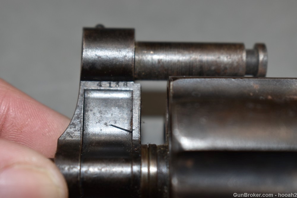 Smith & Wesson? 38 Long Colt Revolver Cylinder W Crane Ejector 38 HE? READ-img-3