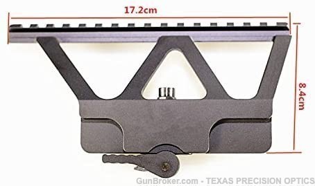AK Side Rail Scope Mount 20mm Weaver Black Quick Detachable For AK-47-img-3
