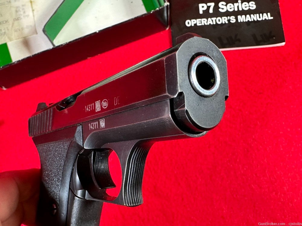 H&K Heckler & Koch HK P7 PSP 9mmx19 9mm Semi Auto Pistol + 2 Mags-img-6