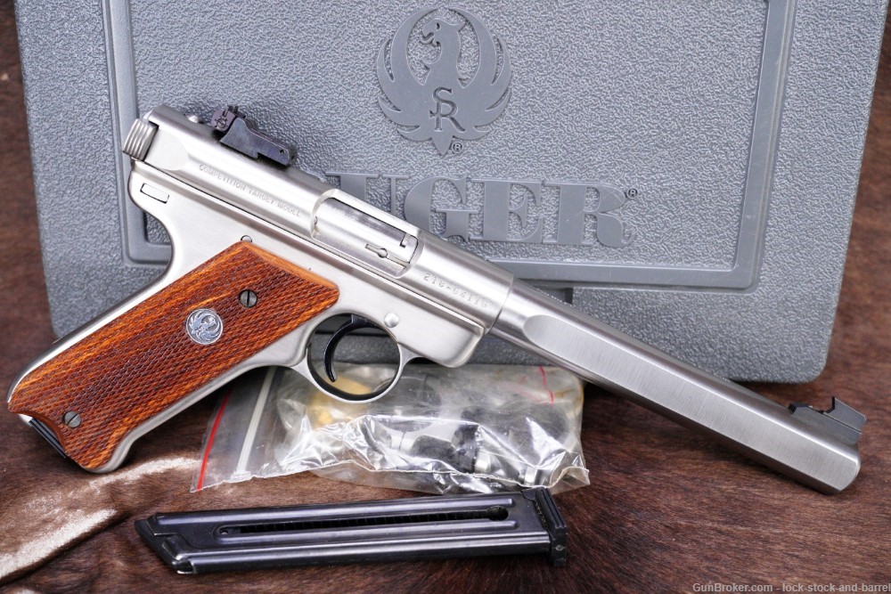 Ruger Mark II Competition Target Model 00186 .22 LR Semi Auto Pistol NO CA-img-2