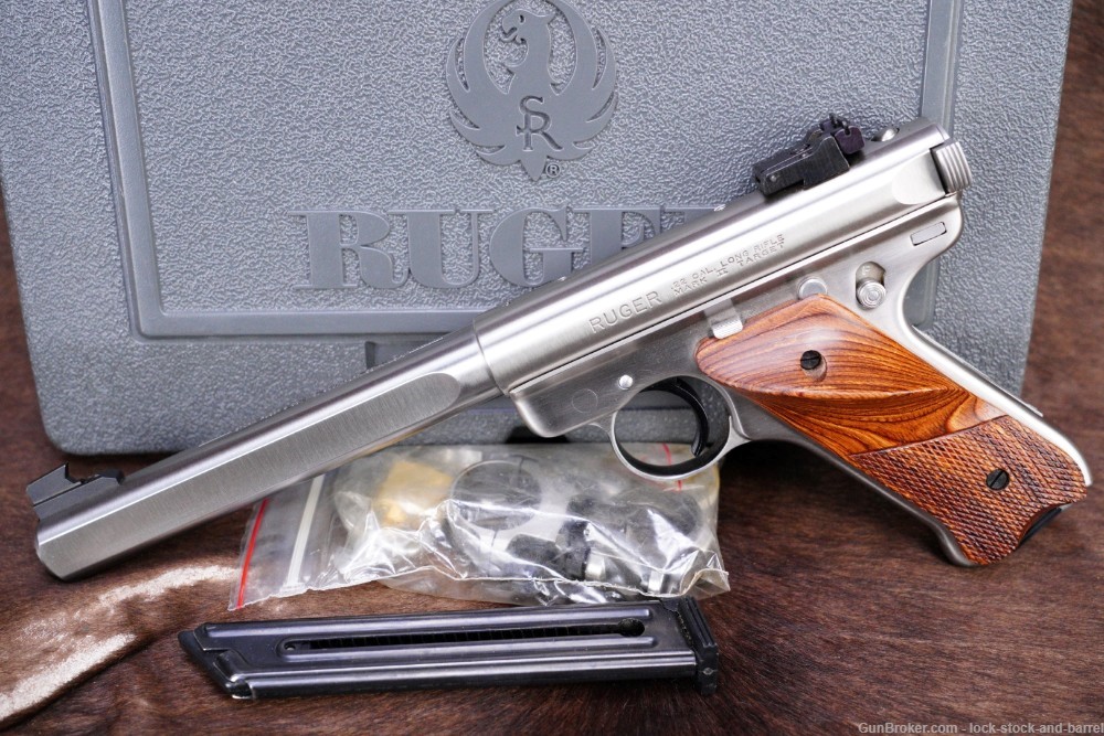 Ruger Mark II Competition Target Model 00186 .22 LR Semi Auto Pistol NO CA-img-3