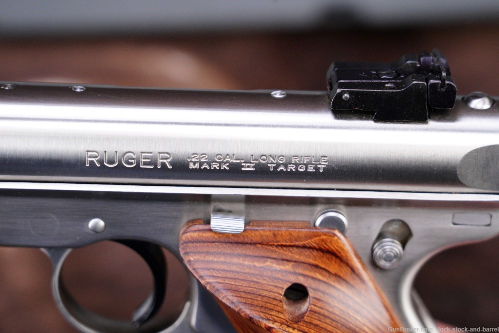 Ruger Mark II Competition Target Model 00186 .22 LR Semi Auto Pistol NO CA-img-11