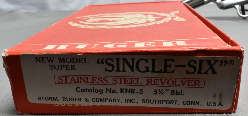 Ruger New Model Single Six Stainless 5.5" BBL 1974 MFG-img-7