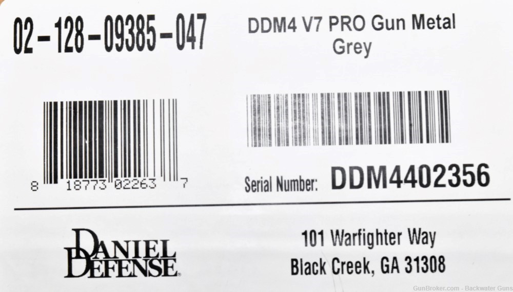 NEW DANIEL DEFENSE DDM4 V7 PRO GUN METAL GRAY 5.56 RIFLE -img-5