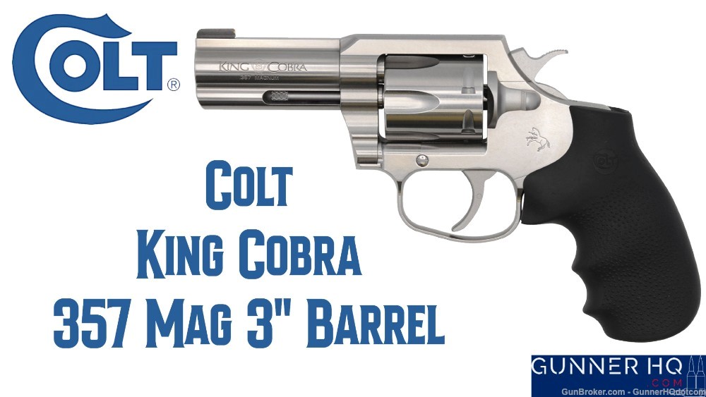 Colt King Cobra 357 Magnum 6 Shot Stainless 3" Barrel-img-0