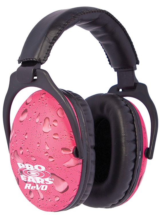 Pro Ears ReVO Passive Muff 26 dB Over the Head Pink Ear Cups for Youth -img-0