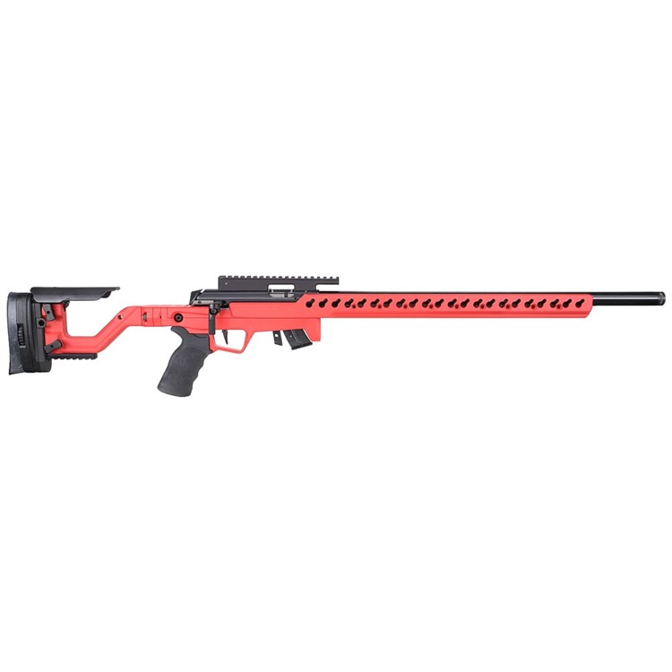 Anschutz 1727F .22 LR 23" Bbl Fire Red 5020 2-Stage Trigger AI AT-X Chassis-img-0