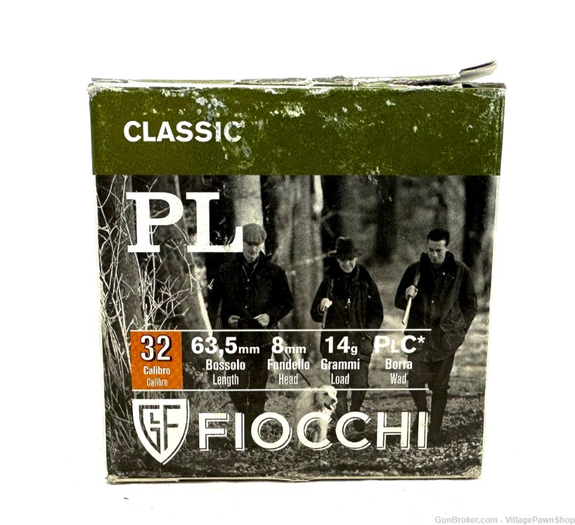 Fiocchi Field Load 32 GA 2.5" Chambering Hunting Cartridges 8mm Head-img-2