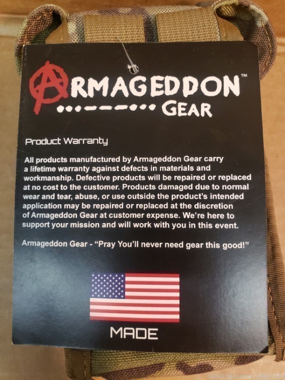 Armageddon Gear 6.5" Suppressor Pouch Multicam-img-6