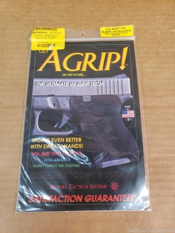 Brooks Tactical AGrip for Glock 19/23/25/32/36/38 Velvet Grip-img-0