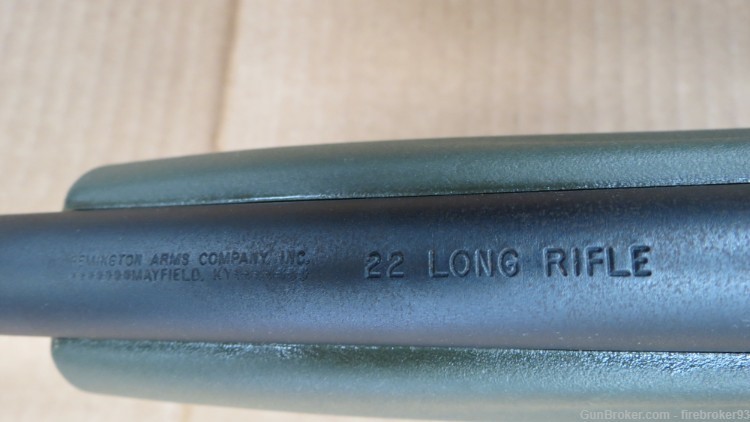 Remington 597 22lr green synthetic 20" rifle with scope & magazine-img-12