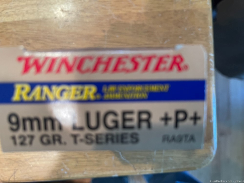 Winchester Ranger 9mm +P+ 127gr RA9TA, 50 Rounds -img-0