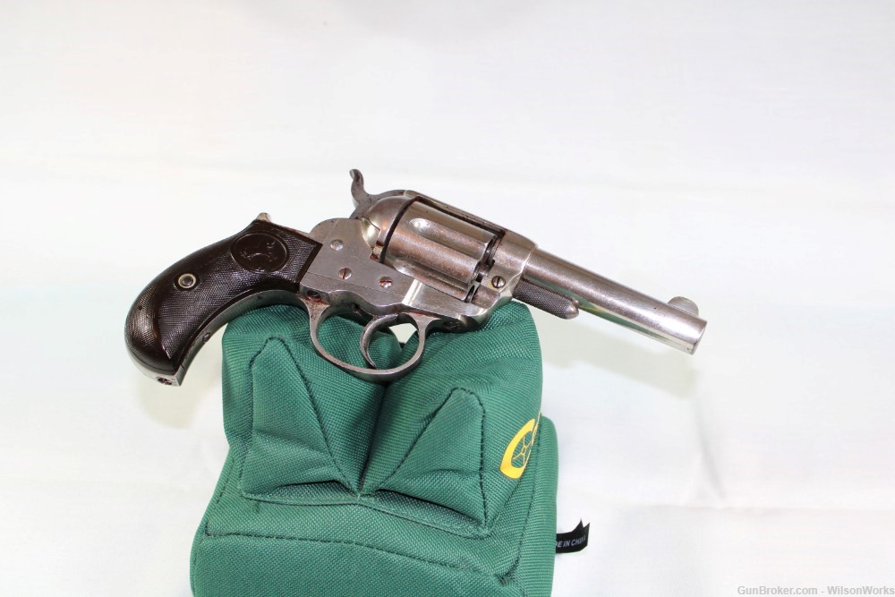 Colt Model 1877 Lightning .38 Made 1881 Nickel 3 1/2 inch Antique No FFL-img-17