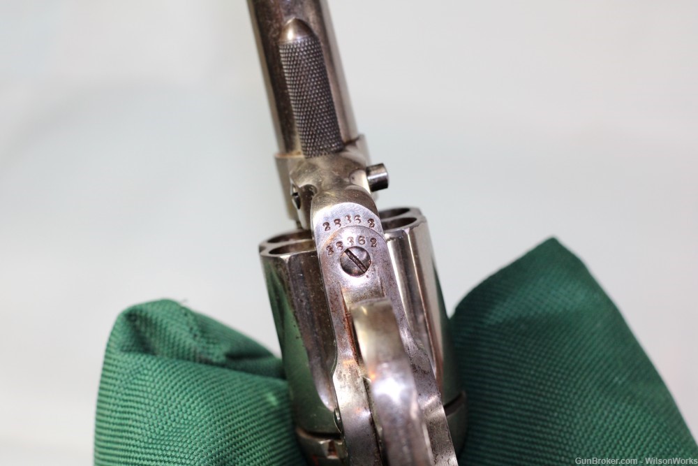 Colt Model 1877 Lightning .38 Made 1881 Nickel 3 1/2 inch Antique No FFL-img-37