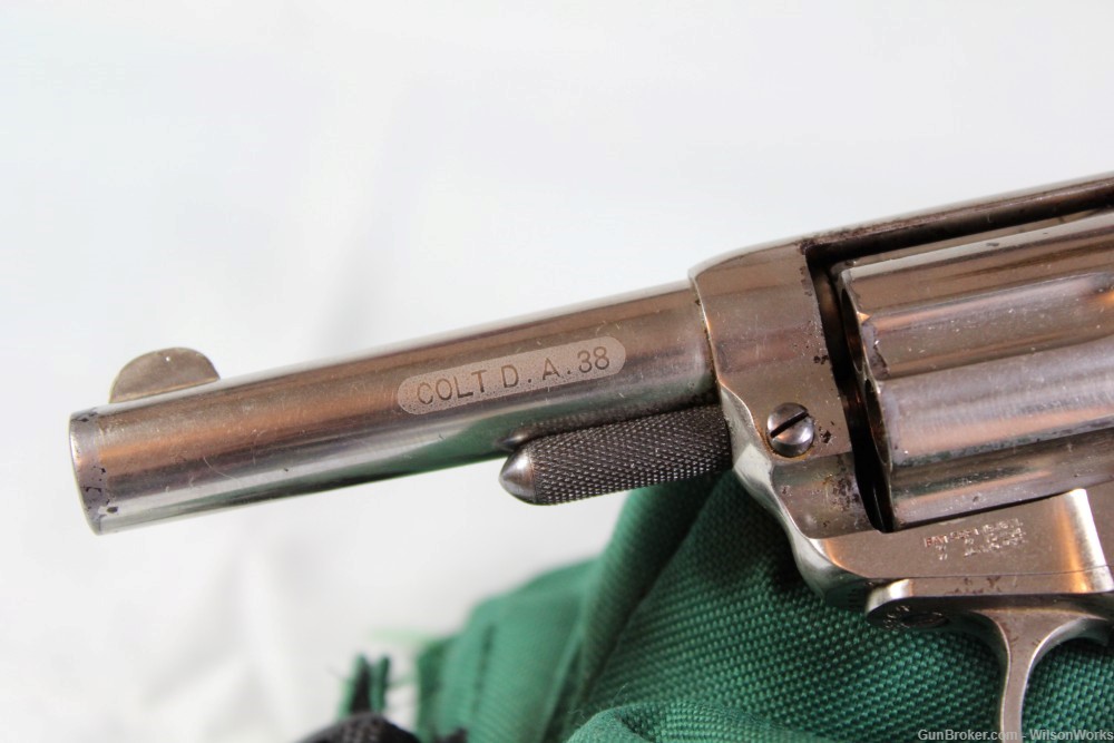 Colt Model 1877 Lightning .38 Made 1881 Nickel 3 1/2 inch Antique No FFL-img-6
