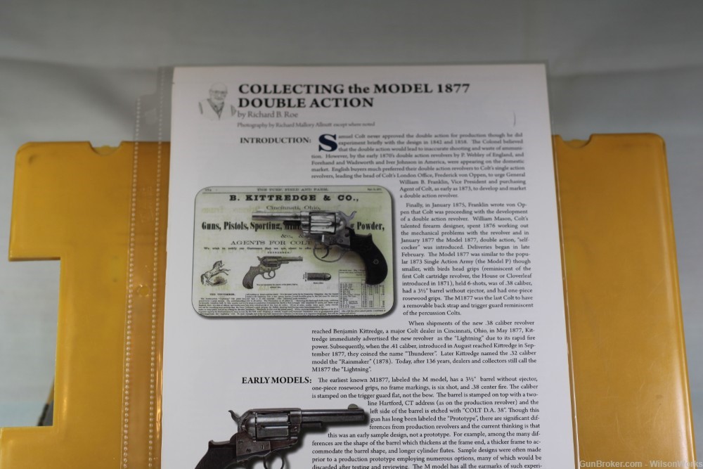 Colt Model 1877 Lightning .38 Made 1881 Nickel 3 1/2 inch Antique No FFL-img-48