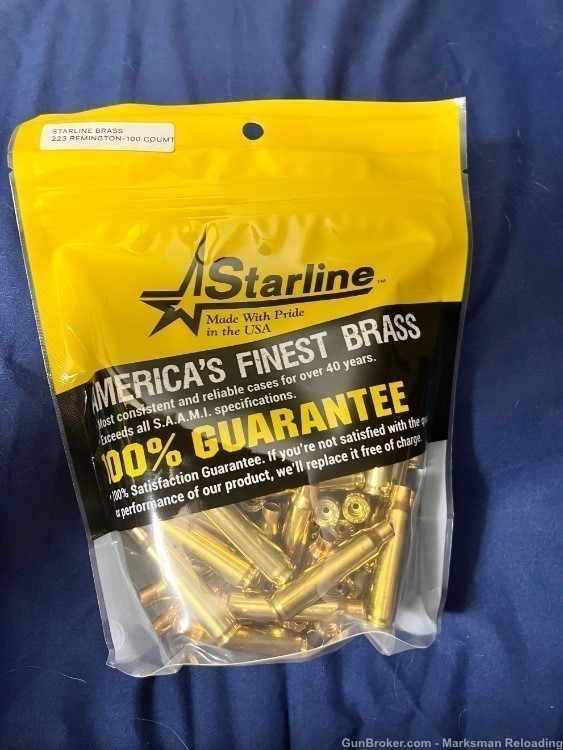 Starline 223 Remington Brass, 223 REM Brass- 200 Count-img-0