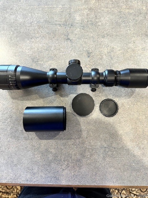 BSA Sweet 17 Rifle Scope 3-12 1 inch  with rings-img-1