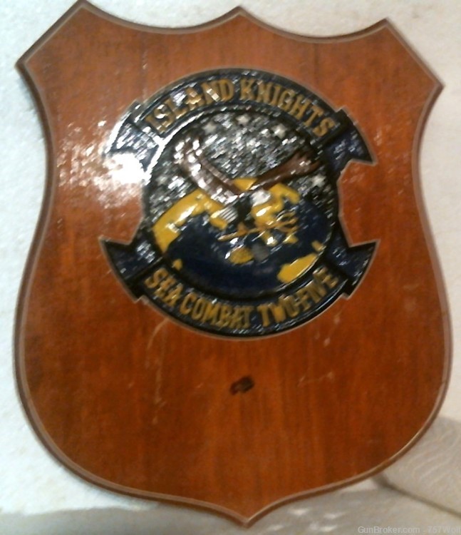 USN Helicopter Expeditionary Sea Combat Force HSC25 "Island Knights" Plaque-img-0