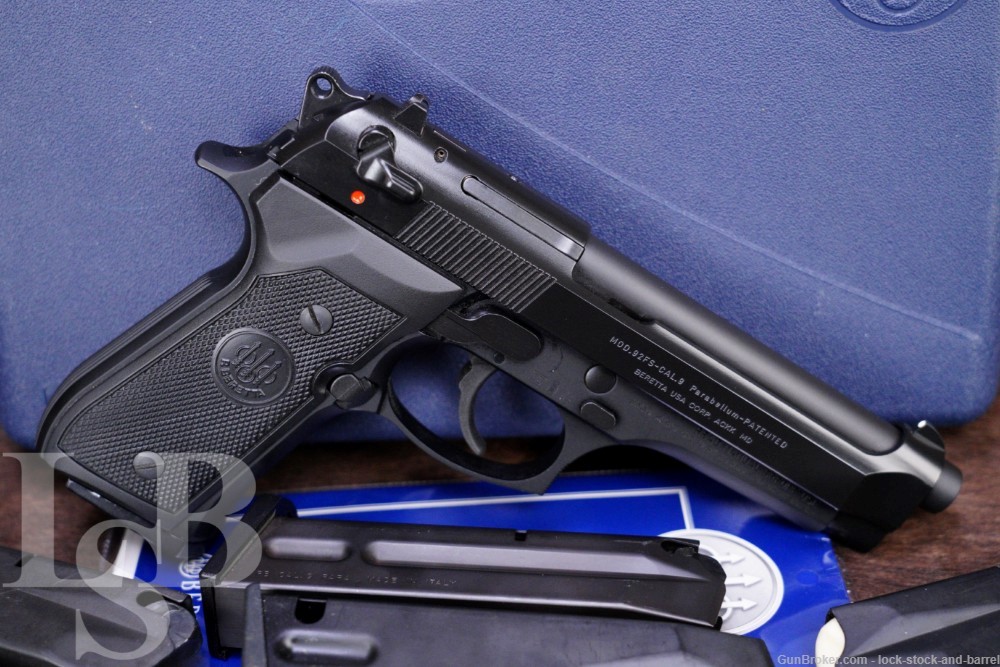 Beretta Model 92FS 92 FS 9mm 4.9" DA SA Semi-Auto Pistol, 2009-img-0