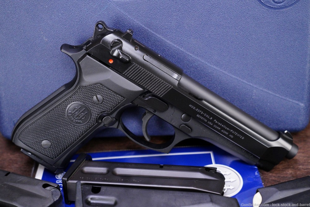 Beretta Model 92FS 92 FS 9mm 4.9" DA SA Semi-Auto Pistol, 2009-img-2