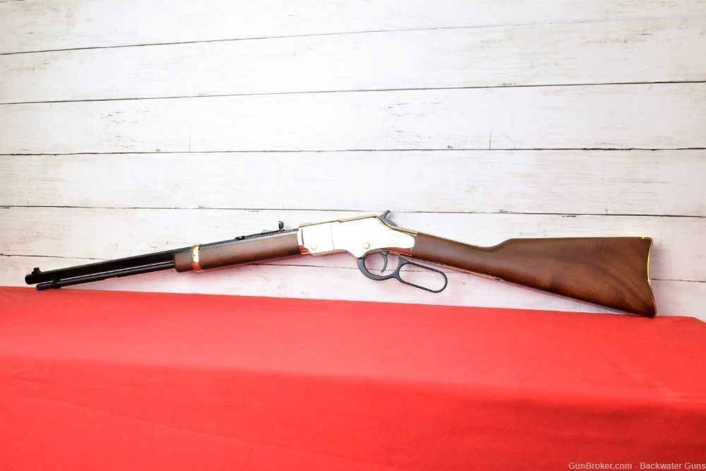 NEW HENRY GOLDEN BOY MILITARY SERVICE TRIBUTE 2ND .22  LEVER ACTION RIFLE-img-1