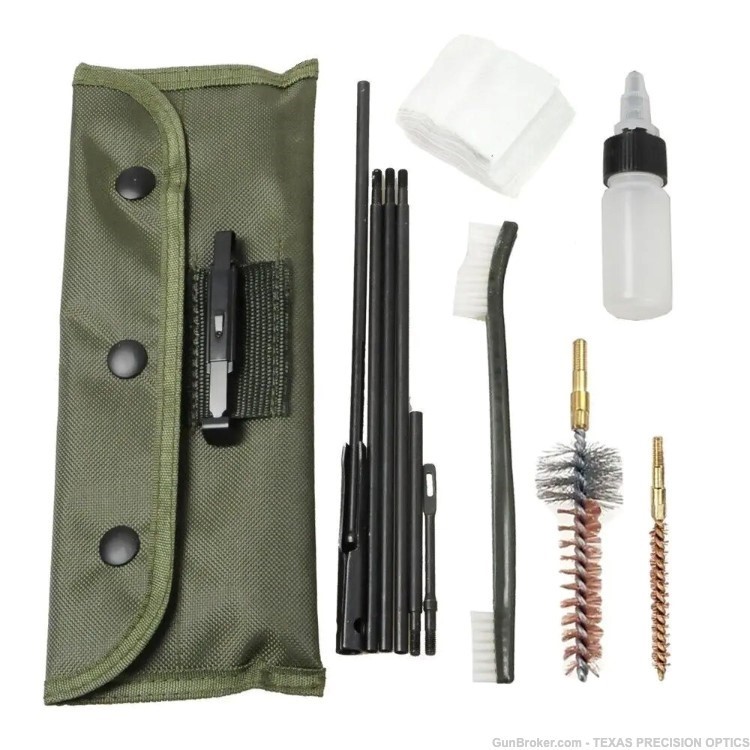 AR-15/M16 Gun Cleaning Kit Universal Butt Stock Cleaning Kits For all M16-img-1