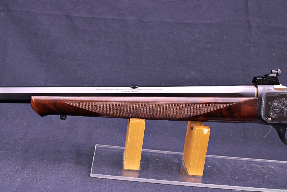 BROWNING 1885 HIGH WALL 45-70 GOVT 27" OCTAGON FALLING BLOCK GLOSSY STOCK-img-9