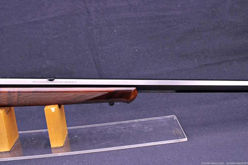BROWNING 1885 HIGH WALL 45-70 GOVT 27" OCTAGON FALLING BLOCK GLOSSY STOCK-img-13