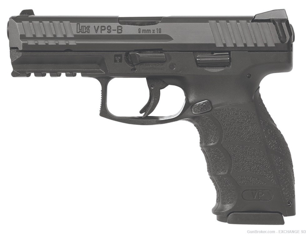 HK VP9 -B W Push Button Mag Release 9MM (81000285)-img-0