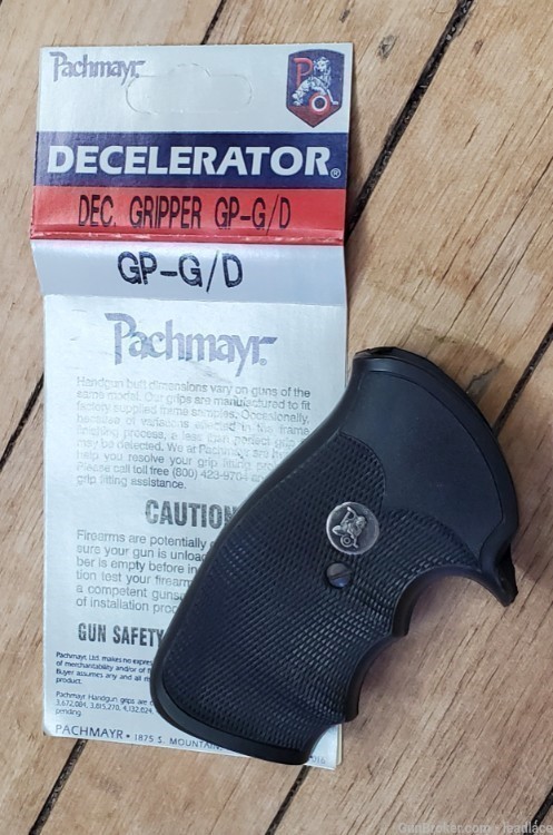 Pachmayr Decelerator Ruger Gripper Combat-Style Grip with Finger Grooves -img-0